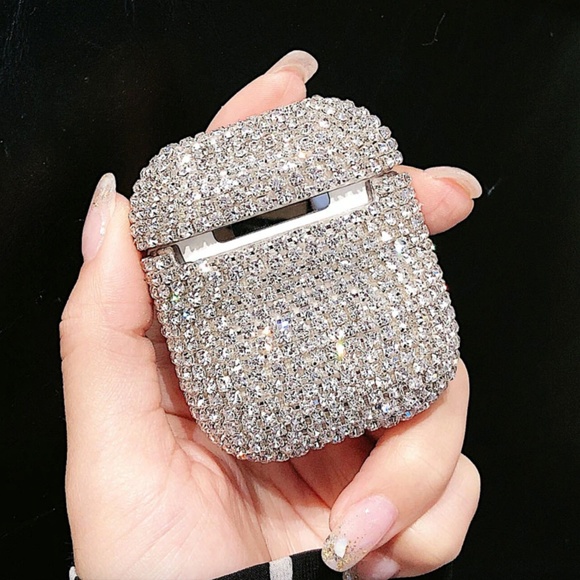 AirPods Case Cover - Blinged Diamond Crystal Studs - Picture 4 of 6